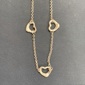 Sterling silver heart necklace - Italy 925